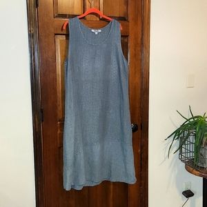Flax 100% linen maxi dress